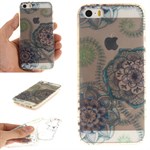 Modern art silicone cover for iPhone 5 / 5S / SE - Flower Punk